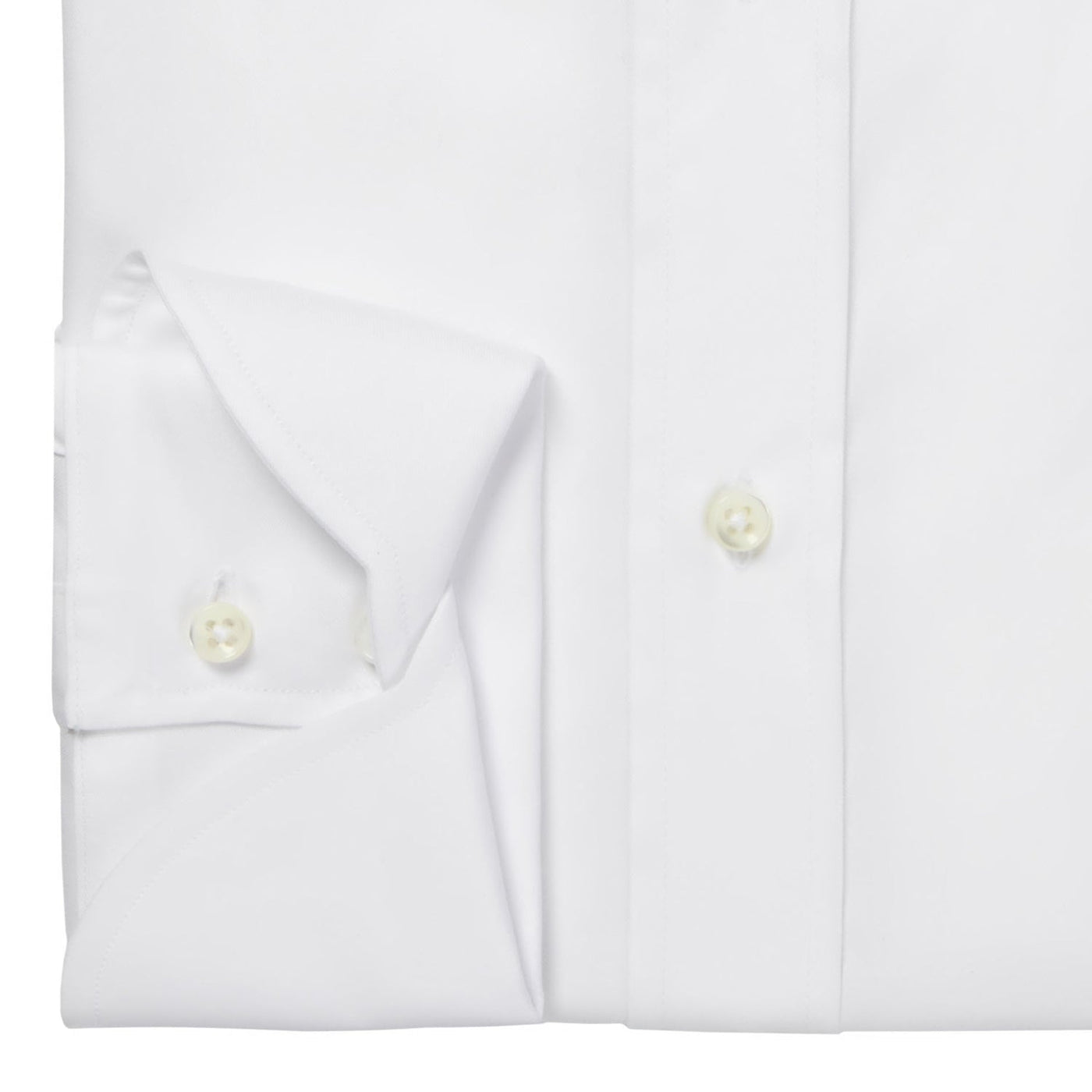 Mr Fish X Sinclair | White Sea Island Cotton Cocktail Cuff Shirt