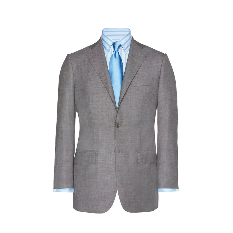 Mid-Grey Sharkskin 'Italian Job' Suit