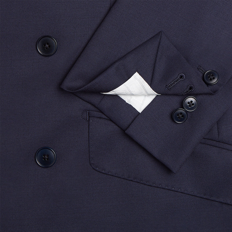 Dark Navy Twill 'Italian Job' Suit